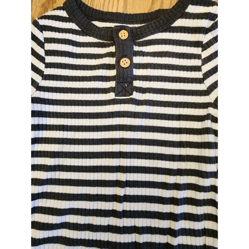 18M Boys Lot of 5 Cat & Jack, Old Navy | Long Sleeve Ribbed Body Suits Pants